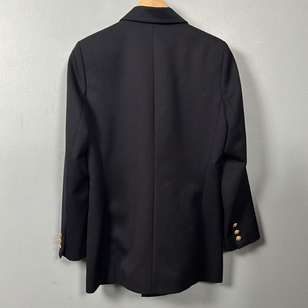 Marks & Spencer Dark Navy 100% Wool Single Breasted Blazer EUR 38 petite fit - Picture 15 of 16